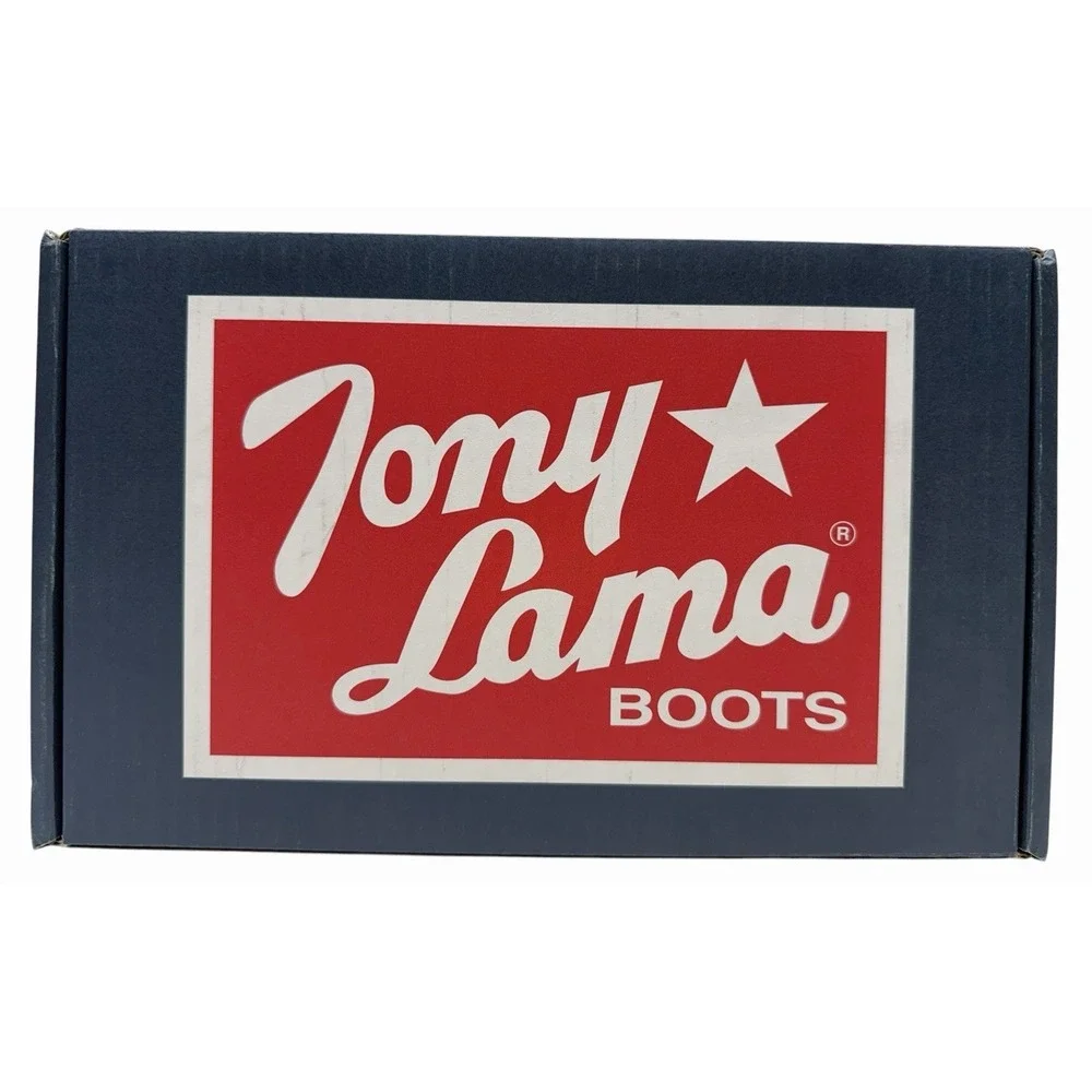 Tony Lama RR3034L Womens 6.5B Boat Shoes Casual Canvas Leather New Box